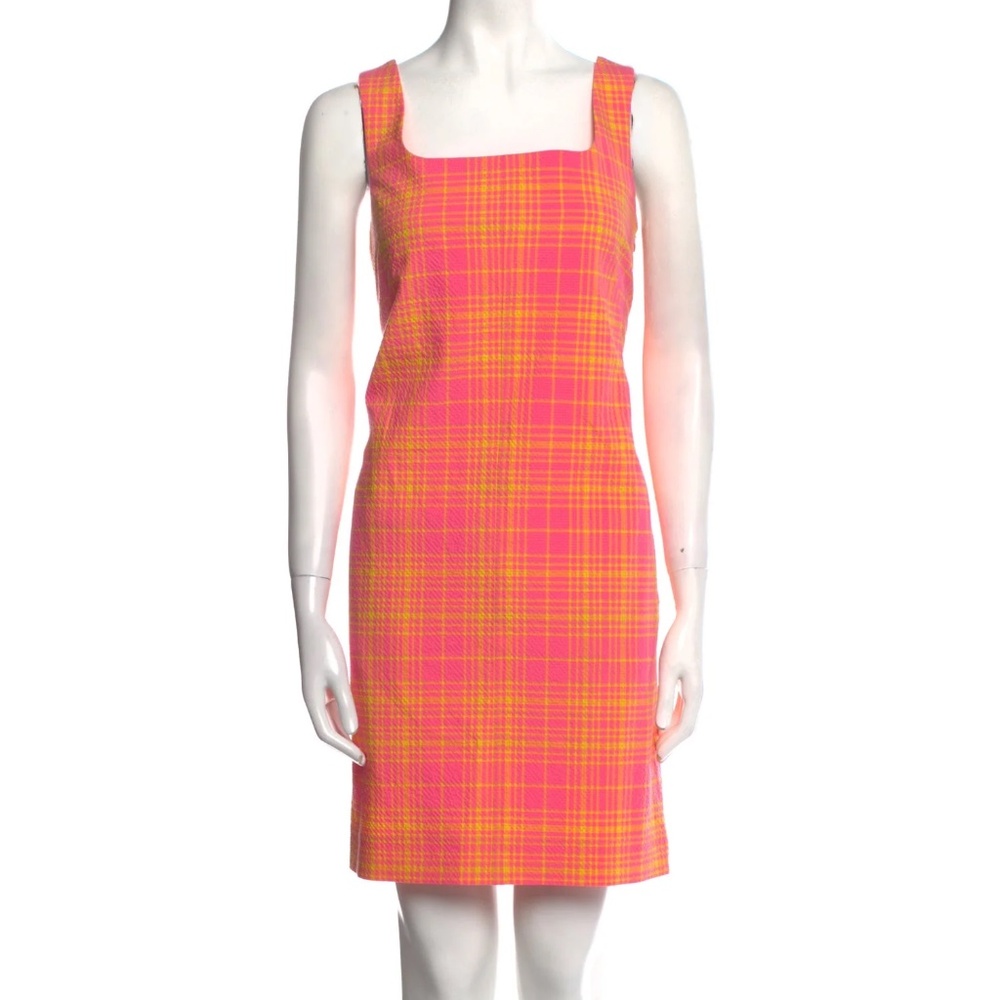 SportMax Plaid Print Mini Dress Size: L | US 10